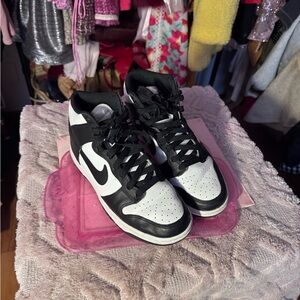 Nike Dunk High Panda - Black and White Women's High-Top Sneakers